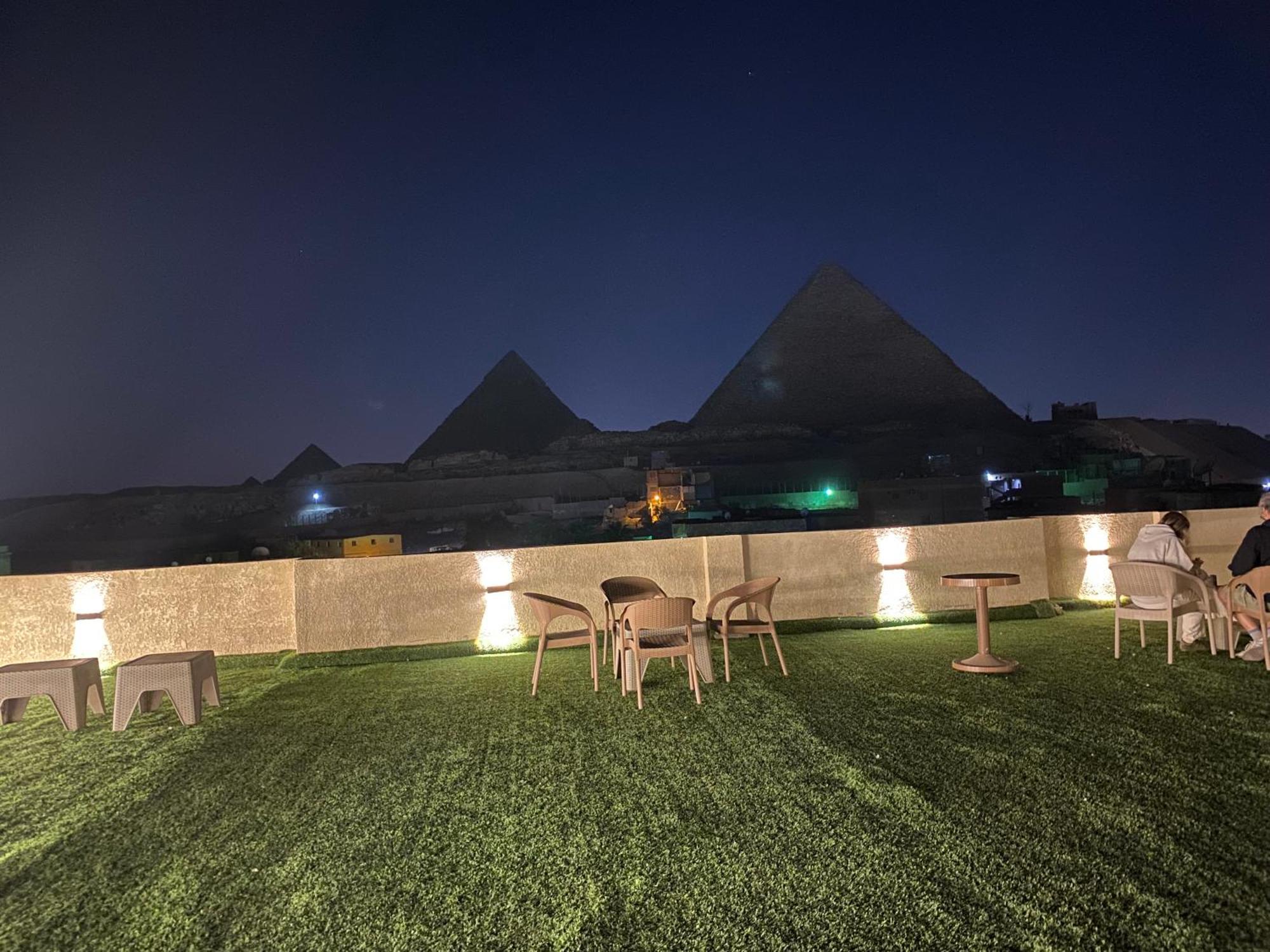 Isis Pyramids View Inn Kafrat al Jabal Exterior foto