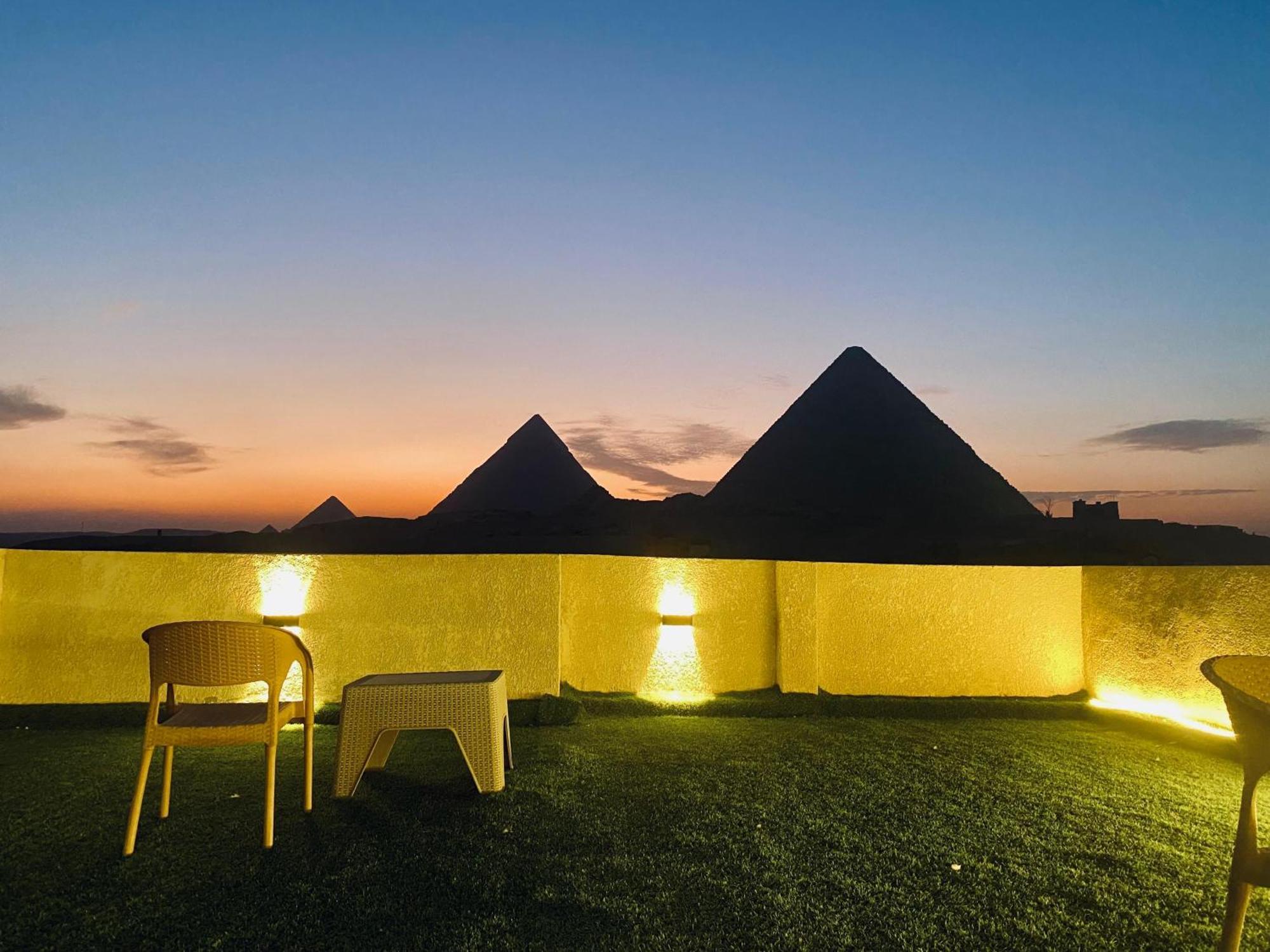 Isis Pyramids View Inn Kafrat al Jabal Exterior foto